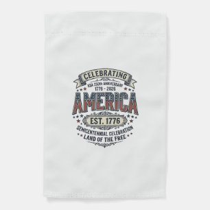 America 250th Anniversary Vintage Patriotic Shirt Garden Flag