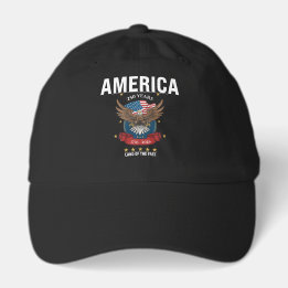 America | 250th Patriotic American Eagle 1776 2026 Hat