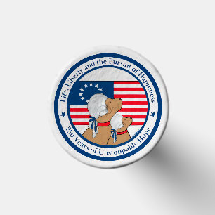 America 250th Paw, Patriots and Preamble Set of 25 Golf Tees