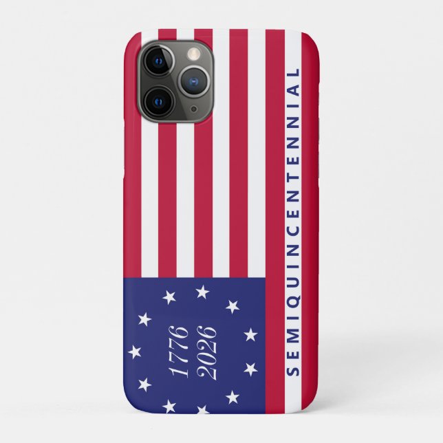 America 250th Semiquincentennial 1776 2026 Us Flag Case-Mate iPhone Case (Back)