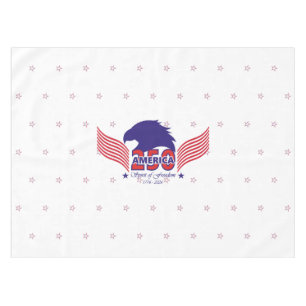 America 250th-Spirit of Freedom-  On White Tablecloth