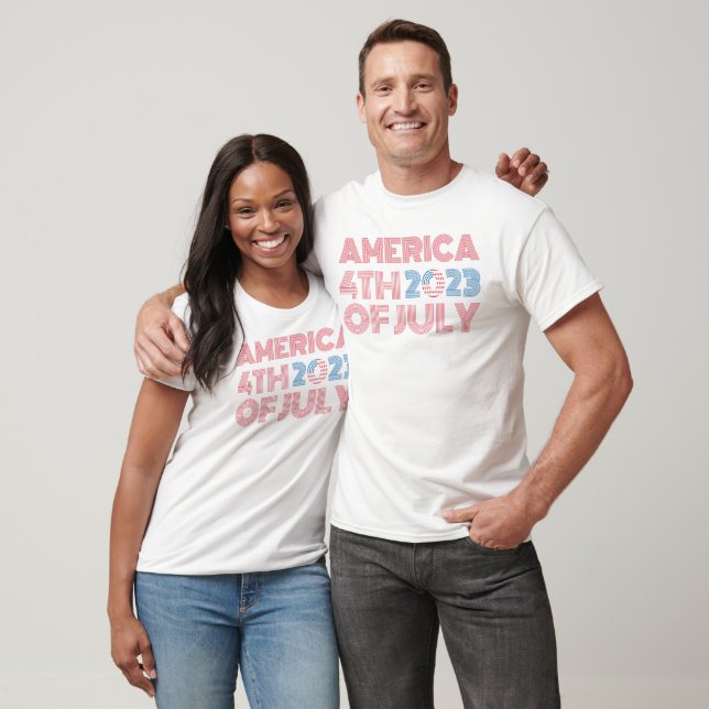 America 4th of July 2023 T-Shirt (Unisex)
