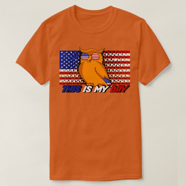 America 4th of July Patriotic holiday (3) T-Shirt (Design Front)
