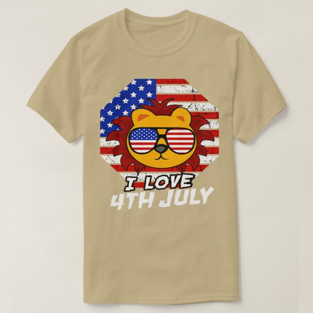 America 4th of July Patriotic holiday (7) T-Shirt (Design Front)