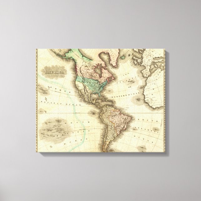 America 8 canvas print (Front)