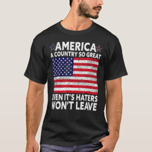 America, a Country So Great Funny US Flag Retro 4t T-Shirt