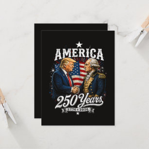 America Anniversary 250th Trump Washington Invitation