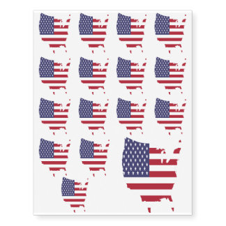 america art borders cartography country flag temporary tattoos