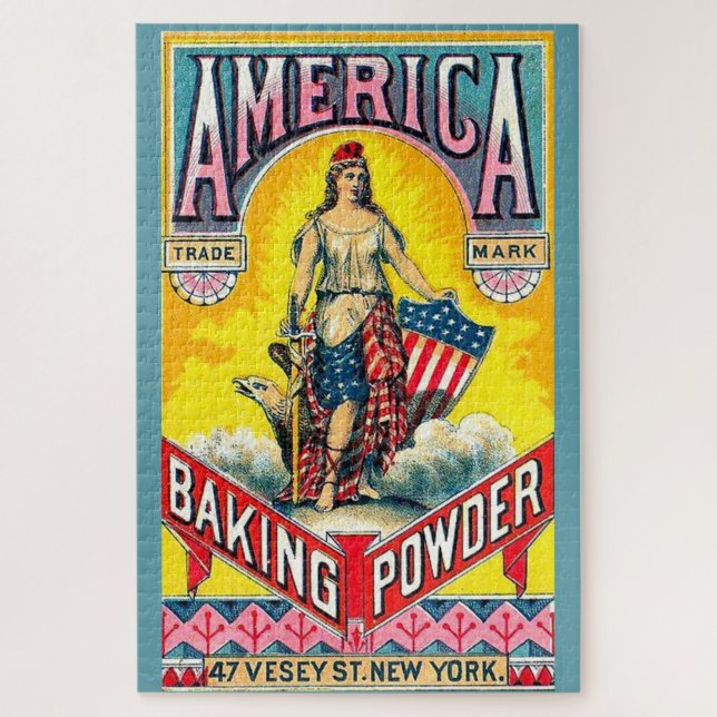 America Baking Powder Jigsaw Puzzle (Vertical)