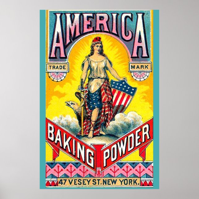 America Baking Powder Poster (Front)