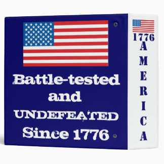 America: Battle-tested & Undefeated since 1776 Binder