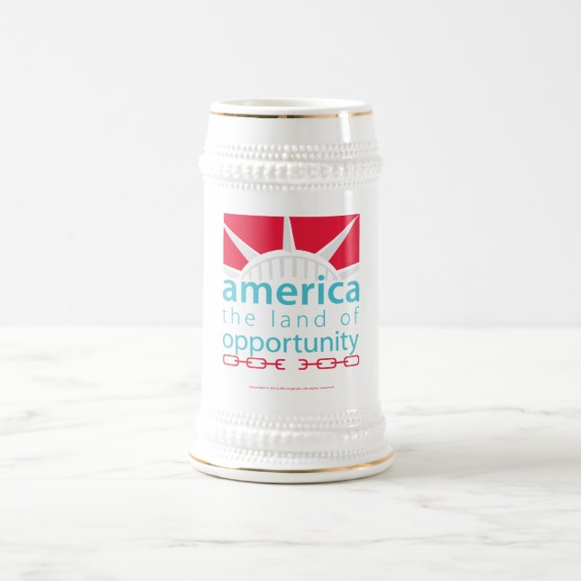 America Beer Stein (Center)