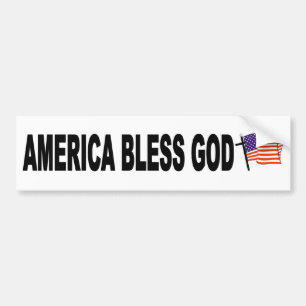 America Bless God Bumper Sticker