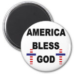 America Bless God Magnet at Zazzle
