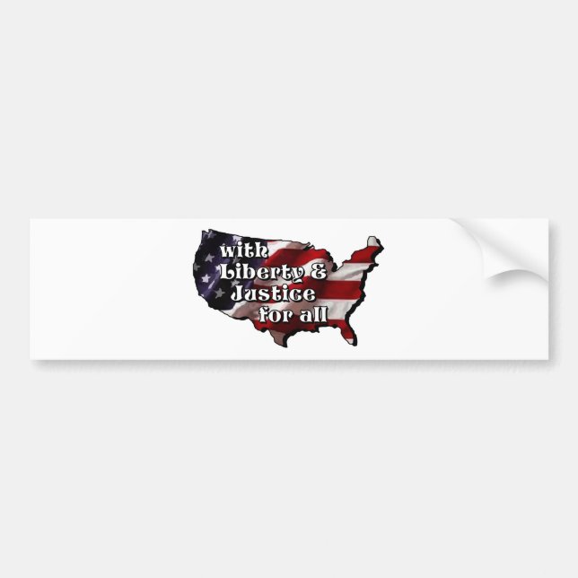 America Bumper Sticker (Front)