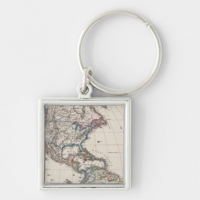 America by Stieler Keychain (Front)