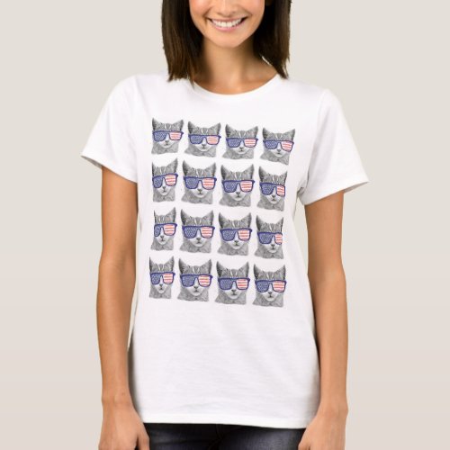 America Cat T_shirt