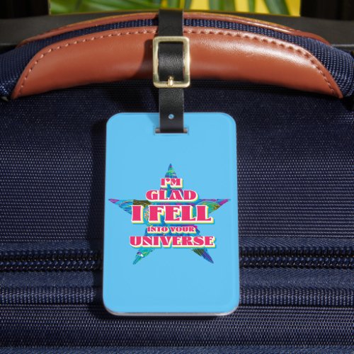 America Chavez Im Glad I Fell Into Your Universe Luggage Tag