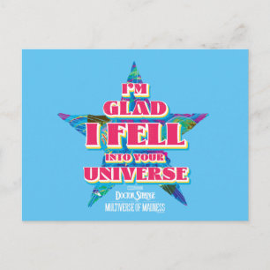 America Chavez: I'm Glad I Fell Into Your Universe Postcard