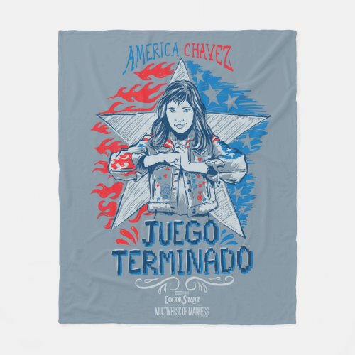 America Chavez _ Juego Terminado Fleece Blanket
