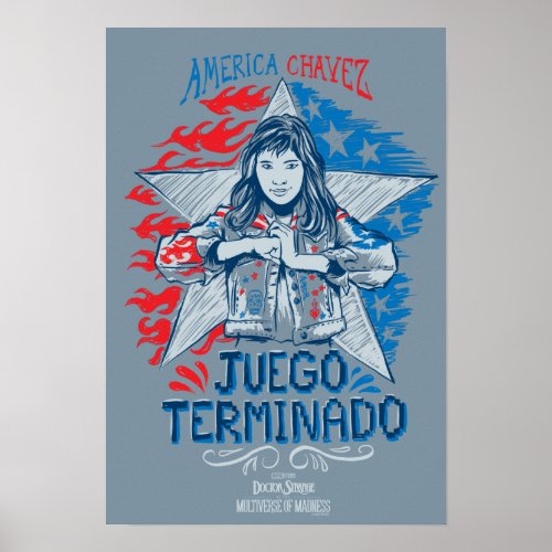 America Chavez _ Juego Terminado Poster