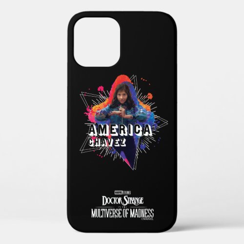 America Chavez Star Character Graphic iPhone 12 Case
