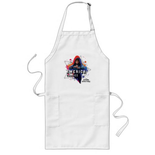 America Chavez Star Character Graphic Long Apron