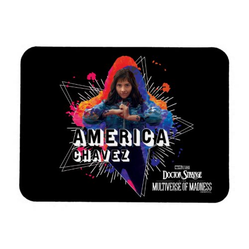 America Chavez Star Character Graphic Magnet