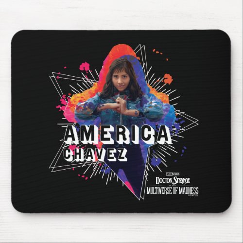 America Chavez Star Character Graphic Mouse Pad