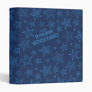 America Chavez Star Pattern 3 Ring Binder