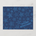 America Chavez Star Pattern Postcard