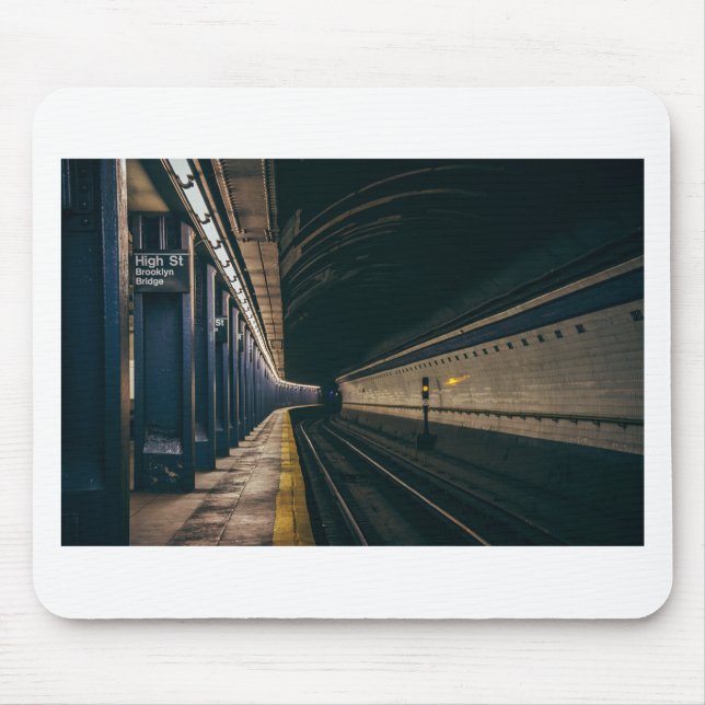 America City Manhattan Metro Ny Nyc New York Mouse Pad (Front)