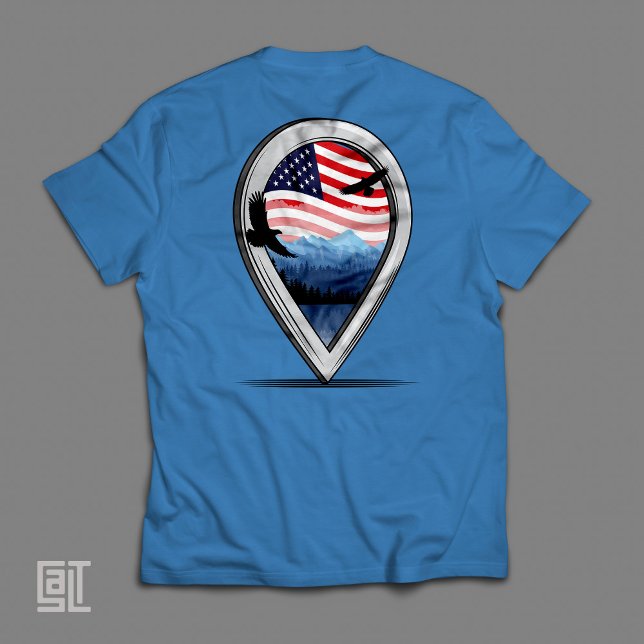 America, Destination Freedom Patriotic T-Shirt (Creator Uploaded)