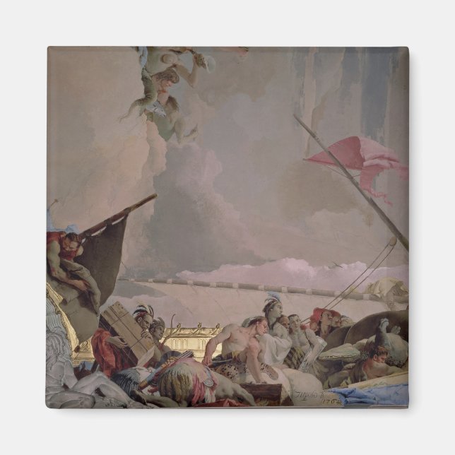 America, detail from The Glory of Spain II Magnet (Front)