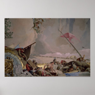 America, detail from The Glory of Spain II Poster