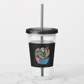 America Eagle     Acrylic Tumbler