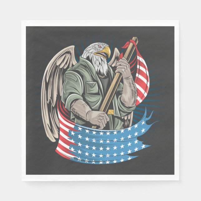 America Eagle   Napkins (Front)