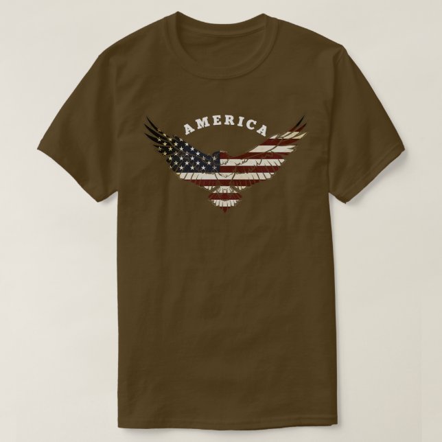 America Eagle T-Shirt (Design Front)