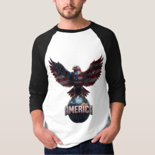 AMERICA Eagle T-Shirt – Bold Patriotic Style