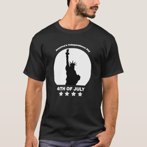 America elegant flag T_Shirt