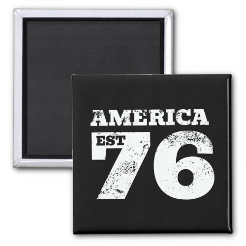 America Est 1776 Patriotic Magnet