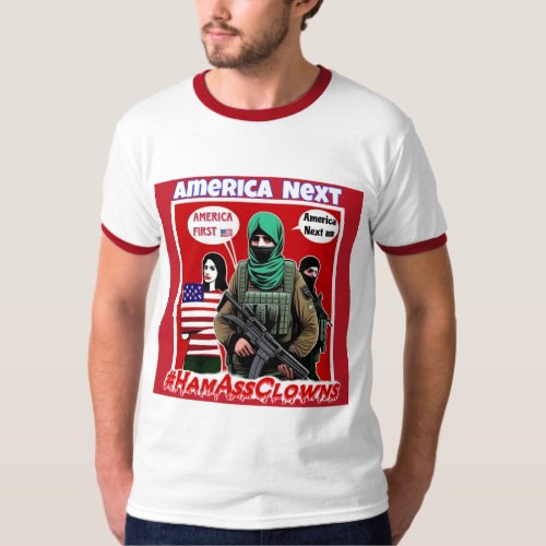 America FirstAmerica Next meme T_Shirt