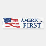 America First Bumper Sticker at Zazzle