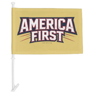 America First - Car Flag