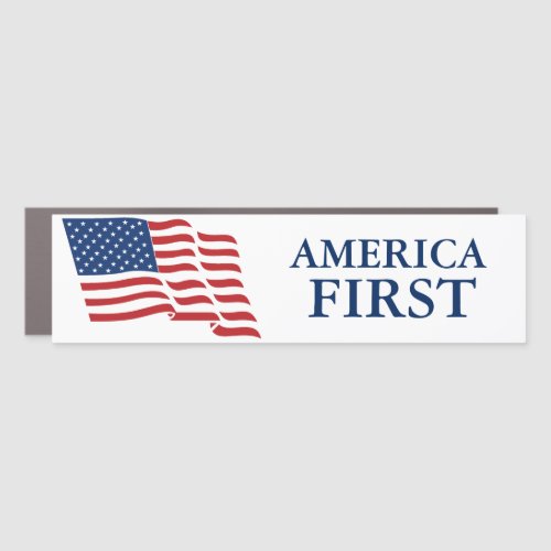 America First Car Magnet