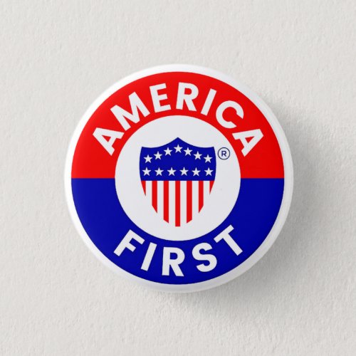 America First Committee Campaign Badge  Button