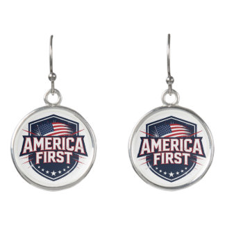 America First - Earrings