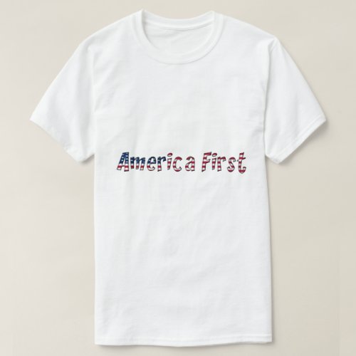 America First Inauguration 2017 Donald Trump Quote T_Shirt