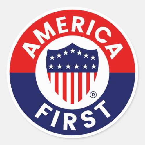 America First Logo Sticker