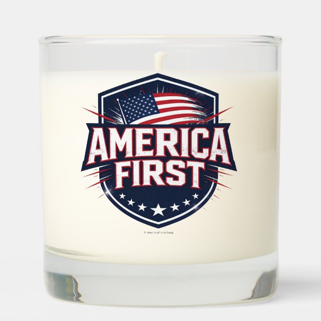 America First - Scented Jar Candle (Front)